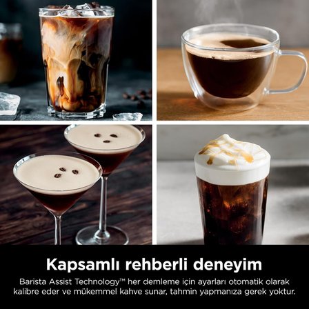 Ninja Luxe Café Premier Espresso Makinesi 1680 W İnox Renkli 3'ü 1 Arada Espresso ve Filtre Kahve