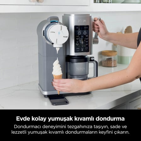 Ninja Creami Swirl NC701EU 13in1 Soft Serve ve Dondurma Makinesi STRAWBERRY-MATCHA