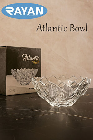 Rayan Atlantic Serisi Şık Meyvelik | 23x5x8x11 cm Dekoratif Sunum Tabağı-1900 ML