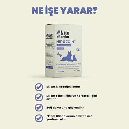 Kediler için Kito Fresh Tanışma Paketi + Kito Hip&Joint Eklem ve Kas Sağlığı Destekleyici