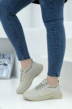 7060 Kadın Lastikli Rahat Sneaker