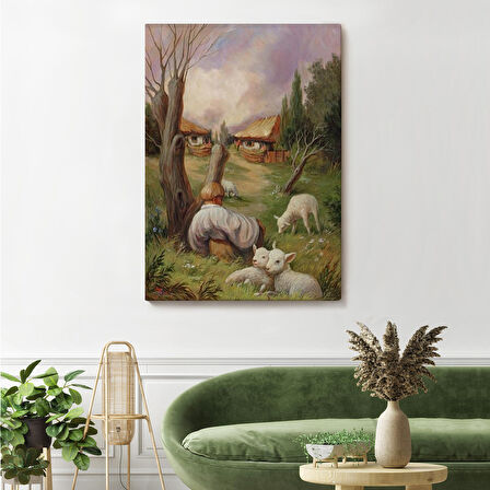 Nasıl Bakarsan Öyle Görürsün, Sürreal Duvar Tablosu-6226