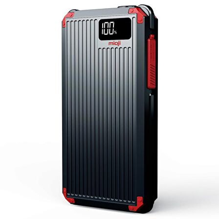 Mioji Mio D6H 20000mAh 3.7V 1200A Jump Starter LED Işıklı Hızlı Şarj Destekli Akü Takviye Cihazı
