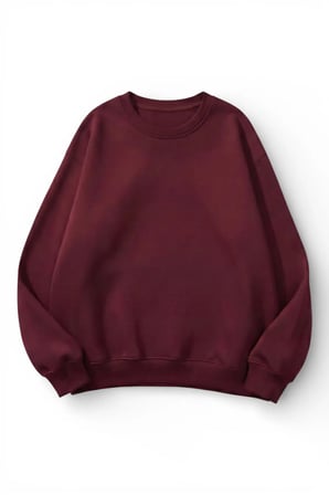 Unisex Yumuşak Dokulu Rome Baskılı Tasarım Oversize 3 İplik Bisiklet Yaka Sweatshirt