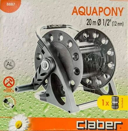 Claber 8887 Aquapony Hortum Makarası