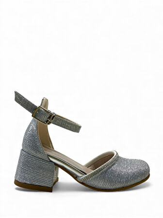 771 Kız Çocuk Okul Öncesi Topuklu Abiye Ayakkabı