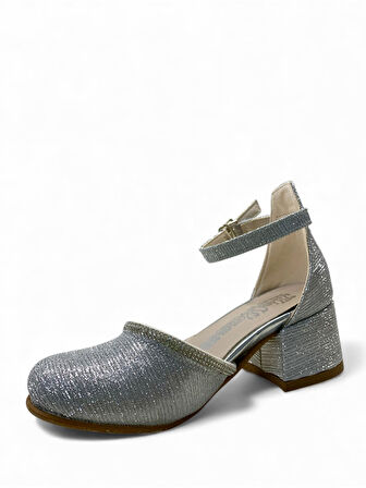 771 Kız Çocuk Okul Öncesi Topuklu Abiye Ayakkabı