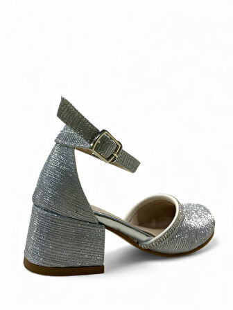 771 Kız Çocuk Okul Öncesi Topuklu Abiye Ayakkabı