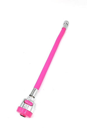 caselka® Oynar Başlıklı Tasarruflu Kubar Musluk Borusu ve Başlığı  Pembe
