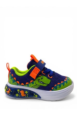 2254 Ortopedik Erkek Bebek Saks Mavi Işıklı Rahat Sneaker