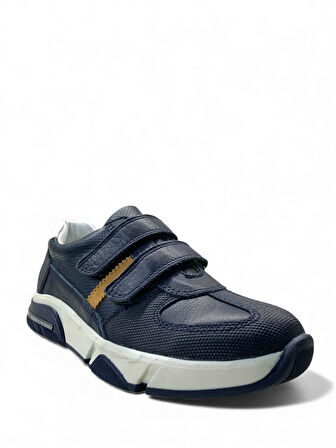 2215 Genç Çocuk Deri Bantlı Ayakkabı