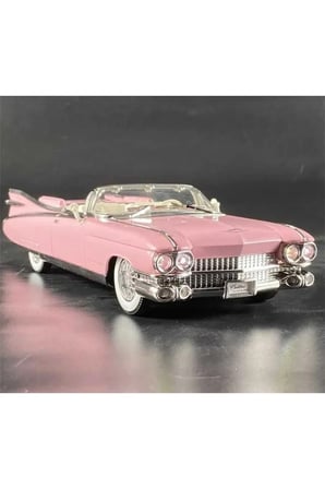 1959 Cadillac Eldorado Biarritz Convertible Diecast Model Araba Cadillac Eldorado Model Araba Pembe