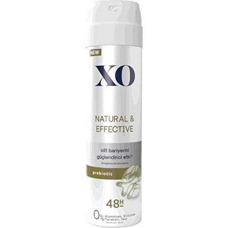 Xo Deo Woman Natural&Effective 150 ml x 2 Adet