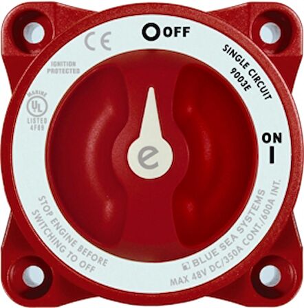 Blue Sea Systems akü şalteri On Off Maks 350A