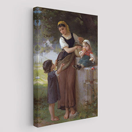 Bende İstiyorum Diyen Çocuk Dekoratif Duvar Tablosu-6238