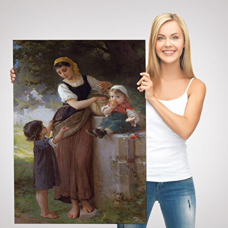 Bende İstiyorum Diyen Çocuk Dekoratif Duvar Tablosu-6238