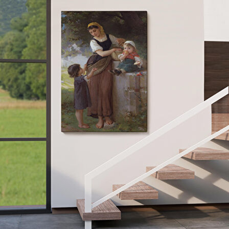 Bende İstiyorum Diyen Çocuk Dekoratif Duvar Tablosu-6238