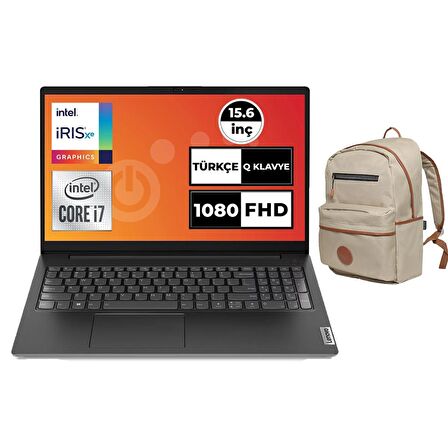 Lenovo V15 G3 Intel Core i7-1255U 40GB 4TB SSD Windows 11 Pro 15.6" FHD Taşınabilir Bilgisayar 82TT0055TX 026 + Çanta