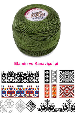 Kaplan Etamin Ve Kanaviçe İpi 8 No Kod/Renk: 116 - Royaleks