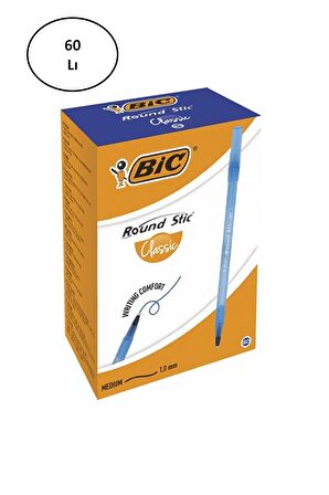 Bic Round Stic Tükenmez Kalem Mavi 60'lı