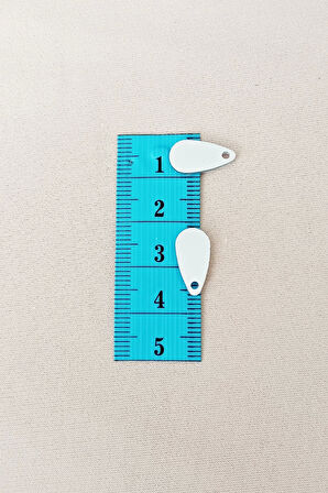 Oya Abiye Bileklik Kolye Pleksi Metalik Plastik Pul Gümüş Renk 8 gram 50 adet - BNC531