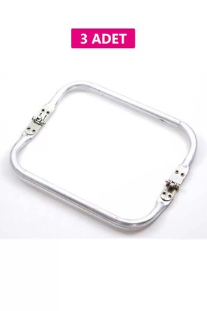 Gizli Metal Çanta Bursu - 3 Adet - 22 cm - Metal Çanta Aparatı Çanta Aksesuarı