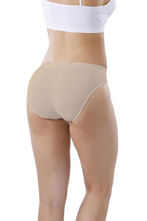 Dikişsiz İz Yapmaz Kadın Slip Külot 11000 Ten