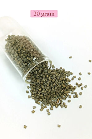 Kesme Cam Boncuk 2mm - 4 Renk - Toplam 80 Gram - BNC438