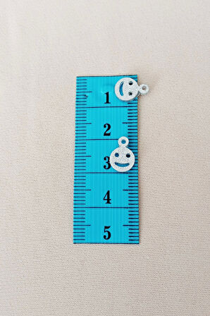 Oya Abiye Bileklik Kolye Pleksi Metalik Plastik Pul Gümüş Renk 8 gram 85 adet - BNC525