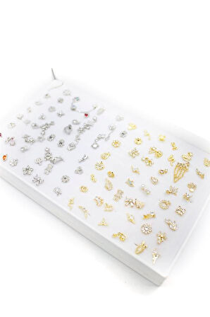 100'lü Karışık Tragus(Gümüş-Altın) - Altın