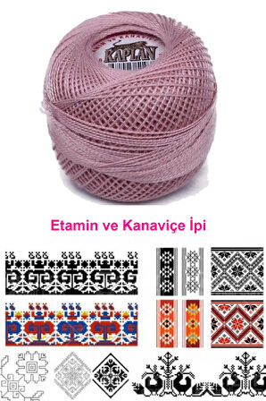 Kaplan Etamin Ve Kanaviçe İpi 8 No Kod/Renk: 202 - Royaleks