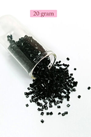 Kesme Cam Boncuk 2mm - 4 Renk - Toplam 80 Gram - BNC437