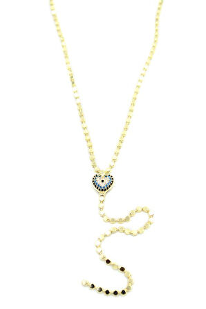 Ezme Kalp Kolye - Altın