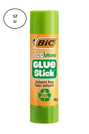 Bic 9192541 Ecolutıon Glue Stıck Yapıştırıcı 36 Gr 12'li