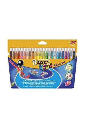 Bic Kid Couleur Keçeli Boya Kalemi 24'lü Kutu