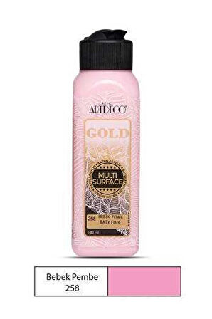 Artdeco Gold Akrilik Boya 140Ml Bebek Pembe 258