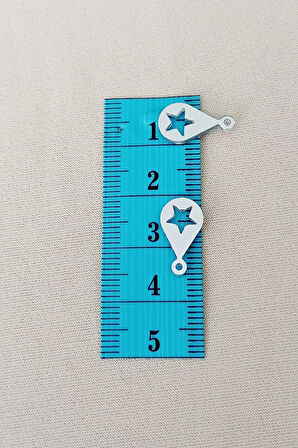 Oya Abiye Bileklik Kolye Pleksi Metalik Plastik Pul Gümüş Renk 24 gram 195 adet - BNC581