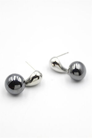 İncili Küpe - Gümüş