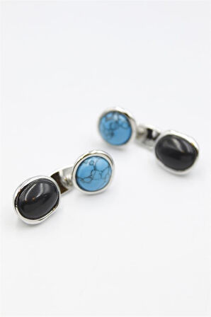 Taşlı Küpe - Gümüş