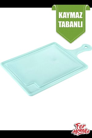Kesme Tahtası Kaydırmaz Plastik Kesme Sunum Tahtası Pratik Kesim Panosu 165x315 Mm -FR-105