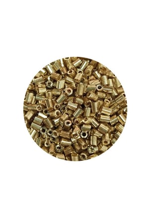 Kesme Cam Boncuk 2mm - 20 Gram - Gold -BNC308 - 5'li Paket