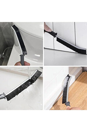 Çok Amaçlı Multi Ince Temizlik Fırçası Derz Arası Banyo Mutfak Lavabo Detay Temizleme Fırçası 2 Adet