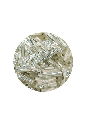 Uzun Boru Kesme Boncuk Çap 2mm Uzunluk 10 mm - 20 Gram - Parlak Gümüş - BNC257 - 5'li Paket
