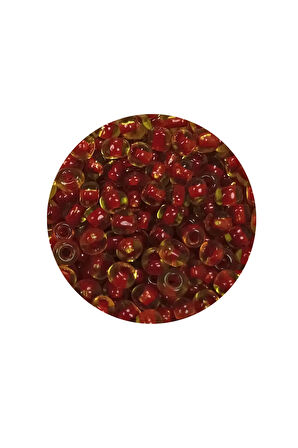 Dökme Cam Kum Boncuk (8/0) 3 mm - 20 Gram - Şeffaf Açık Kahve - BNC148