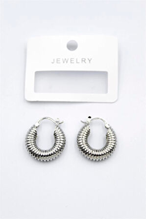 Halka Küpe - Gümüş