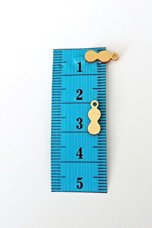 Oya Abiye Bileklik Kolye Pleksi Metalik Plastik Pul Altın Renk 24 gram 300 adet - BNC552