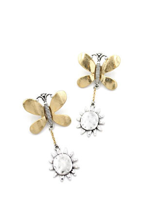 Kelebek Küpe - Altın