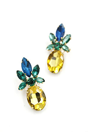 Ananas Küpe - Altın