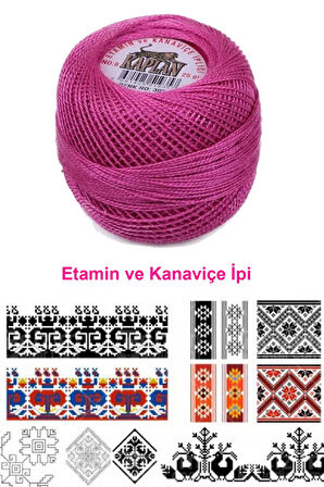 Kaplan Etamin Ve Kanaviçe İpi 8 No Kod/Renk: 305 - Royaleks