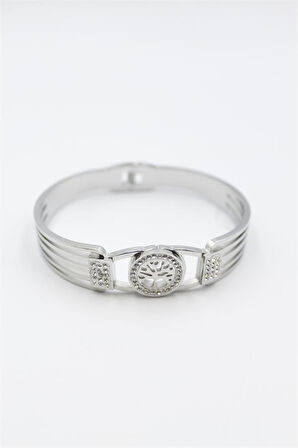 Hayat Ağacı Bileklik - Gümüş